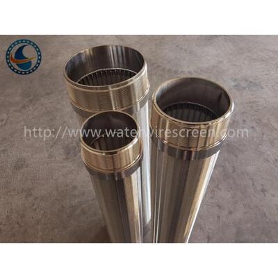 SS 4-1/2", 6-5/8", 8-5/8" Rod Based Continuous Slot Wedge Water Wire Screen