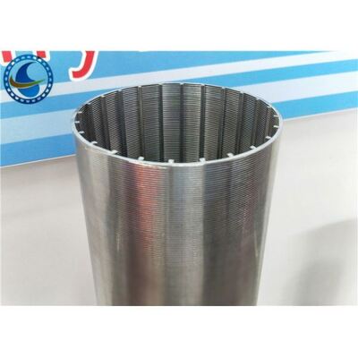 SS 4-1/2", 6-5/8", 8-5/8" Rod Based Continuous Slot Wedge Water Wire Screen