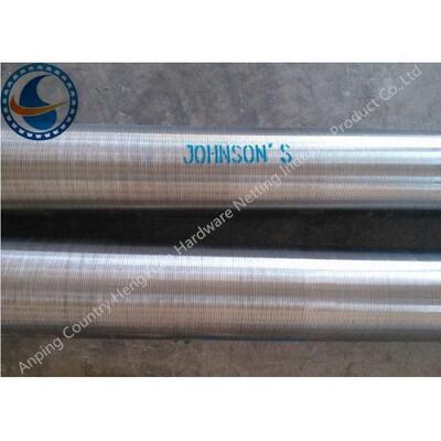 30 Slot Water Well Screen , Abreaction Resistant Welded Wedge Wire Screen