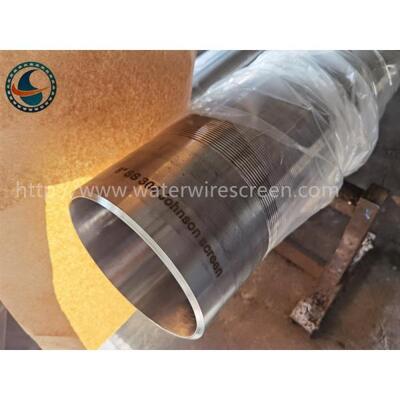 SS 304L High Strength Continuous Slot Sand Control Water Wire Screen