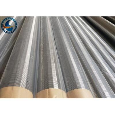 273mm Non Magnetic Stainless Steel Vee Shaped Continuous Slot Water Wire Screen