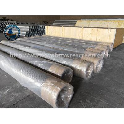 273mm Non Magnetic Stainless Steel Vee Shaped Continuous Slot Water Wire Screen