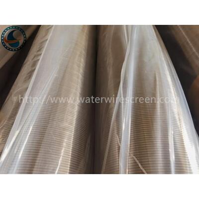 Stainless Steel 304 Slot 1.0mm 8-5/8" Water Wire Screen For Deep Wells