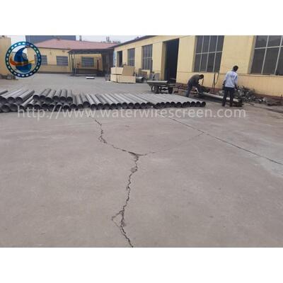 Low Carbon Galvanized 219mm OD Water Well Screen For Sand Control In Shallow Well