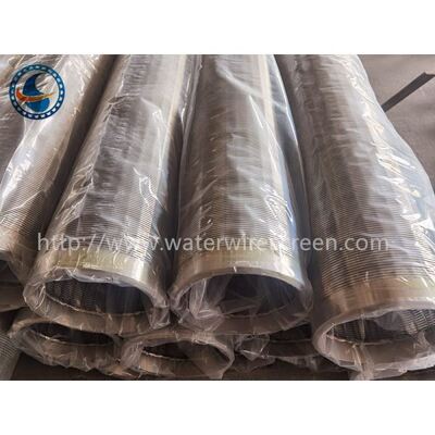 Low Carbon Galvanized 219mm OD Water Well Screen For Sand Control In Shallow Well