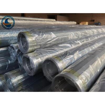 4-1/2" Slot 40 Wire Wrapped Pipe , Well Screen Pipe Corrosion Resistance