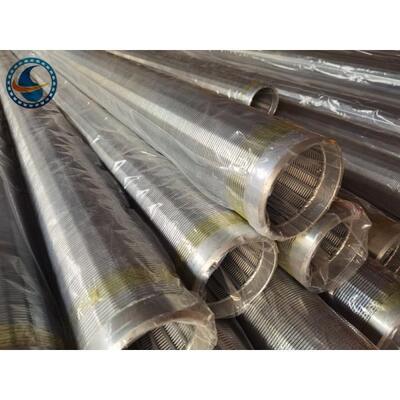 4-1/2" Slot 40 Wire Wrapped Pipe , Well Screen Pipe Corrosion Resistance