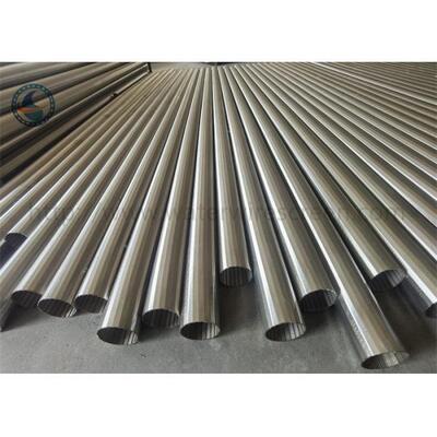 Stainless Wire Wraps 4 Inch Well Screen Filter Pipes Reduce Energy Consumption