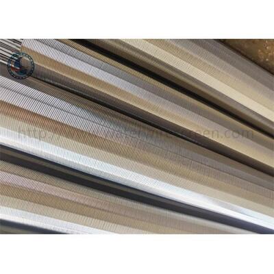 Stainless Wire Wraps 4 Inch Well Screen Filter Pipes Reduce Energy Consumption