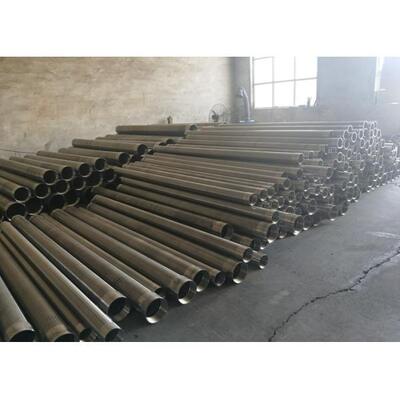 Cylindrical Vee Shaped Wire Wrapped Screen With High Abreaction Resistance