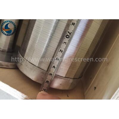4-1/2" Diameter Johnson Wire Wrap Screens Mesh With 50um Slot