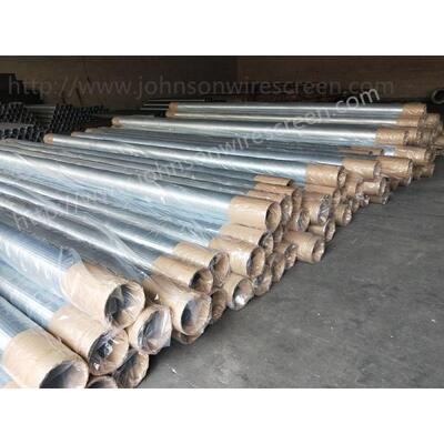 Triangular Shaped Wire Wrapped Screen ,Water Well Screen Pipe Export To Africa