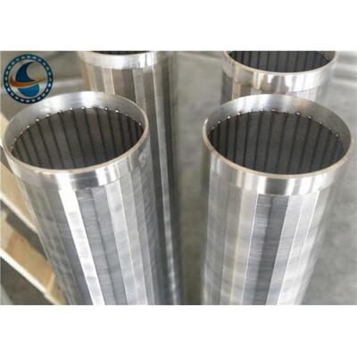 Heavy Type Slotted Screen Pipe , Stainless Steel Water Well Screen Tube