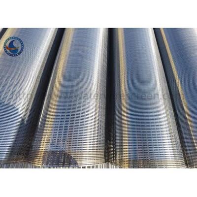 Stainless Slot 40mm Wire Wrapped Screen Water Well Sand Control Tube