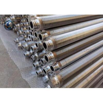 Anti Alkali Wire Wrapped Water Pipe Screen Stainless Steel