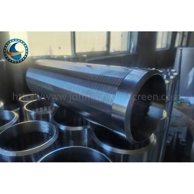 Gas Wire Wrapped Well Screen Welded Ring / Thread Couplings / Flange Supported