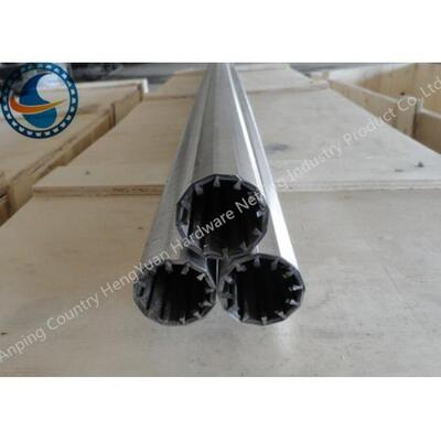 Cylindrical  Wedge Wire Screen Pipe With High Filtration Precision