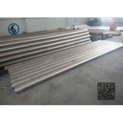 Stainless Steel Vee Profile Wire Screen / Vee Wire Wrapped Screen Tube