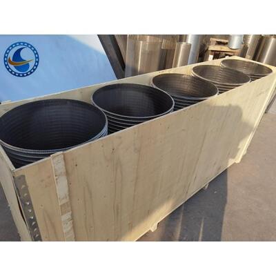 Vee Shaped Rotary Drum Wedge Wire Screen Pipe 904l Cylindrical