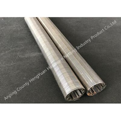 Slot Continuous Cylinder Wedge Wire Mesh Anti - Corrosion ISO9001-2008 Listed