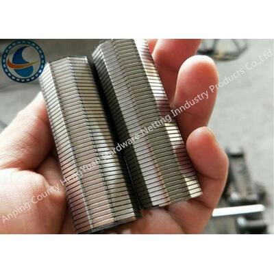 Anti Cohesive SS Wedge Wire Screen Pipe / Vee Wire Wrapped Screen