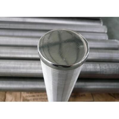 SS Wedge Wire Screen Pipe Non Clogging For Liquid / Gas / Solid Filtration
