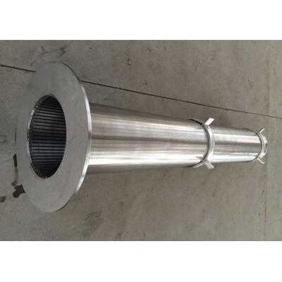 SS Wedge Wire Screen Pipe Non Clogging For Liquid / Gas / Solid Filtration