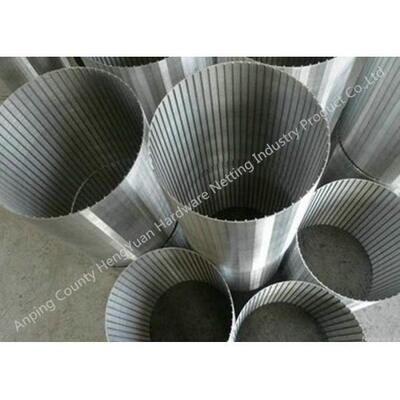 Welded Wedge Wire Filter For Chemical / Environmental Protection Industry
