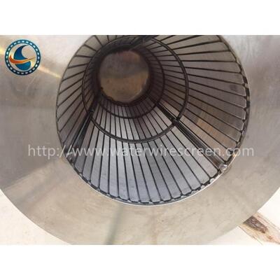 Stainless Steel 304 Resin Trapper Wedge Wire Screen Pipe With 150um Gap
