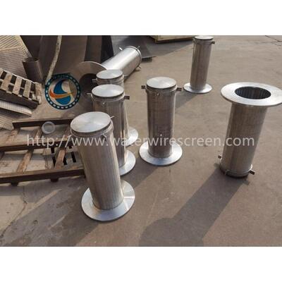 Stainless Steel 304 Resin Trapper Wedge Wire Screen Pipe With 150um Gap