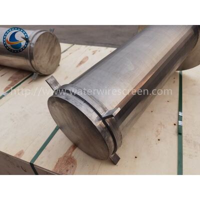 Stainless Steel 304 Resin Trapper Wedge Wire Screen Pipe With 150um Gap