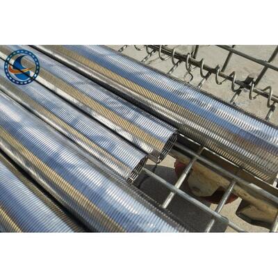 60um Slot Od 75mm Wedge Wire Screen Pipe Pure Circle