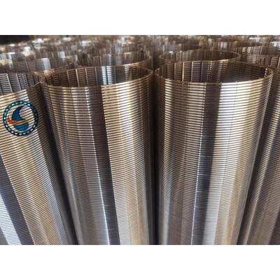2507 Duplex Steel V Wire Screen Filter Cylinder With 0.13±0.02mm Slot
