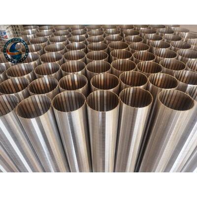 2507 Duplex Steel V Wire Screen Filter Cylinder With 0.13±0.02mm Slot