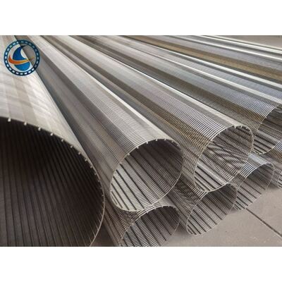 Wastewater Treatment Wedge Wire Screen Tube 25um Slot