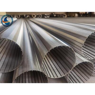Wastewater Treatment Wedge Wire Screen Tube 25um Slot