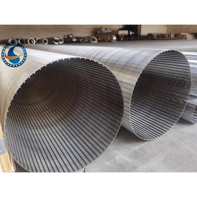 Wastewater Treatment Wedge Wire Screen Tube 25um Slot