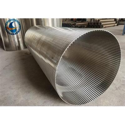 Ss 316l Wedge Wire Screen Basket Diameter 915mm Vee Profile