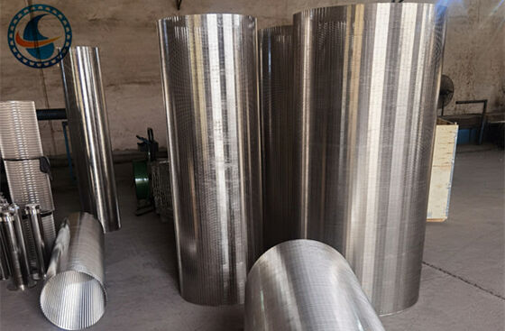Ss 316l Wedge Wire Screen Basket Diameter 915mm Vee Profile