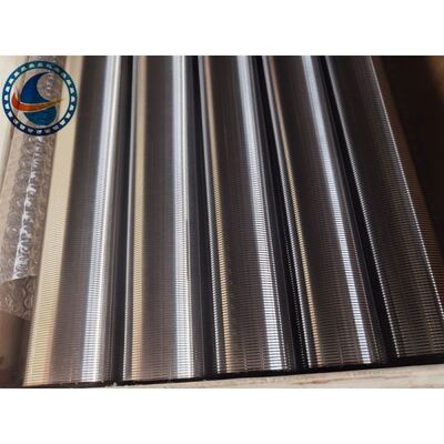 Stainless Steel 304 Cylindrical Wedge Wire Screen 60mm Diameter For Industrial