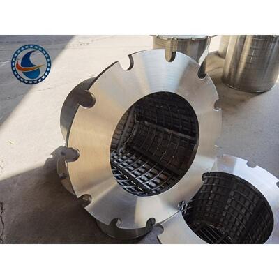 Corrosion Resistant 500mm Length Duplex Steel 2205 Wedge Wire Screen Strainer Pipes For Oil And Gas Industry