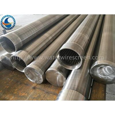 AISI 304 Profile Wire Downhole Slotted Tube For Geothermal Wells