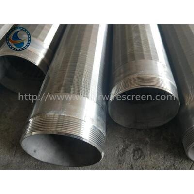 AISI 304 Profile Wire Downhole Slotted Tube For Geothermal Wells