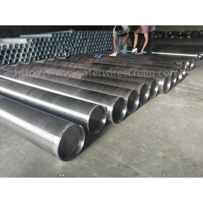 316L 304 321 Stainless Steel Slot Tube For Water Filtration