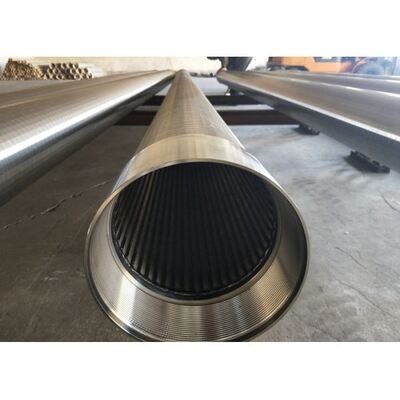 Thread Couplings Slot 60 Wedge Wire Water Sand Contol Water Well Screen 8 Inch