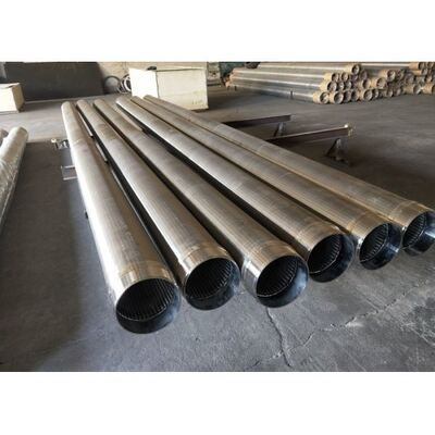 Thread Couplings Slot 60 Wedge Wire Water Sand Contol Water Well Screen 8 Inch