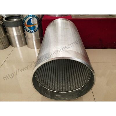 Welded Continuous Slot Screen , Corrosion Resistant Water Wire Screen