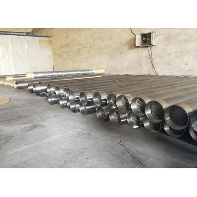 Welded Continuous Slot Screen , Corrosion Resistant Water Wire Screen