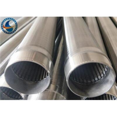 High Strength Continuous Slot Screen For Large / Small Diameter Deep Wells