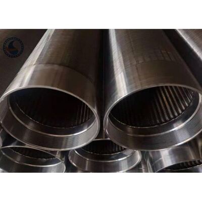 5.8m Length 2507 Slotted V Wire Screen Pipe For Water Well Filter